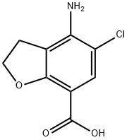 4-Amino-5-chloro-2,3-dihydro-7-benzofurancarboxylic acid