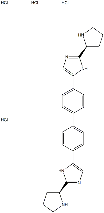 1H-IMidazole, 5,5'-[1,1'-biphenyl]-4,4'-diylbis[2-(2S)-2-pyrrolidinyl-, hydrochloride (1:4)