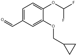 	4-(DIFLUOROMETHOXY)-3-(CYCLOPROPYLMETHOXY)-BENZALDEHYDE
